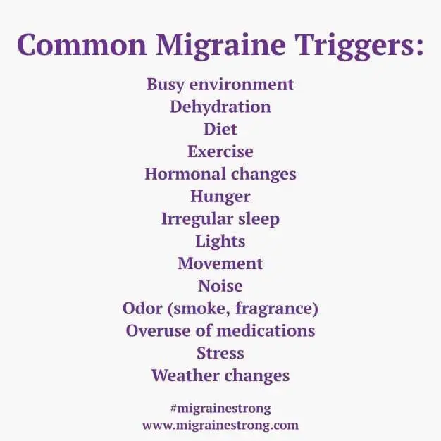 Common Migraine Triggers