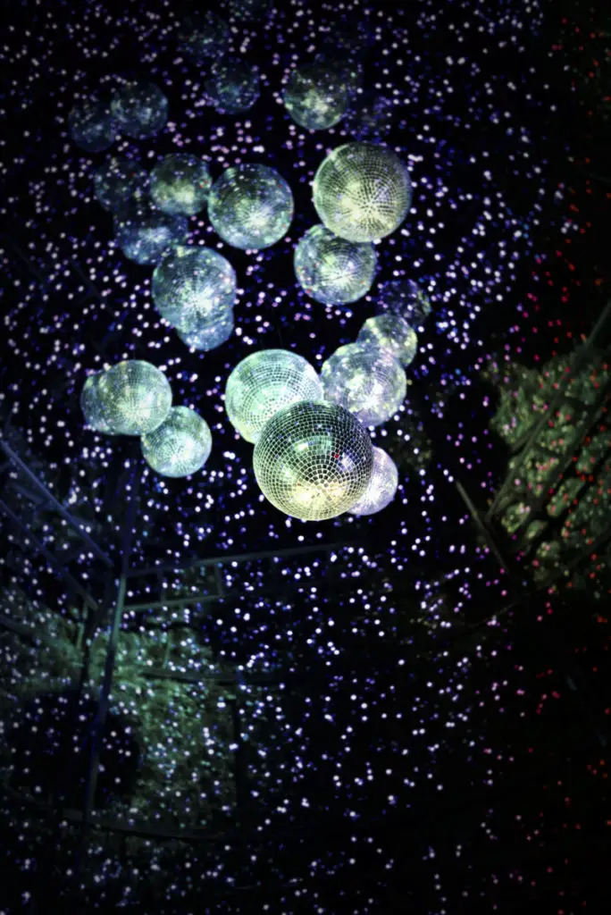 disco balls showing up at parties triggering migraine