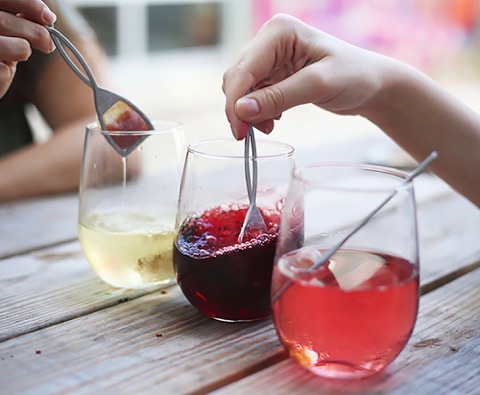 Wine with TheWand filters make mom nights out possible for moms with migraine.