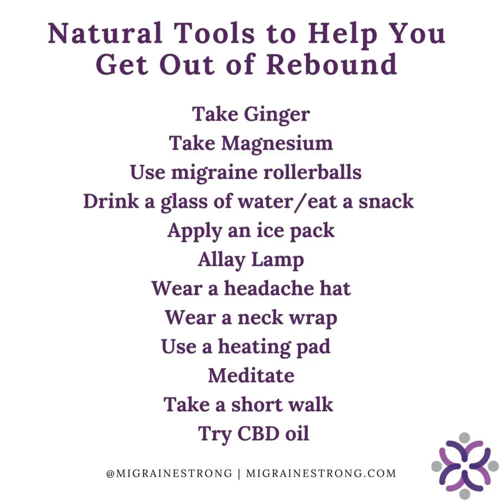 Natural tools to get rid of rebound headaches