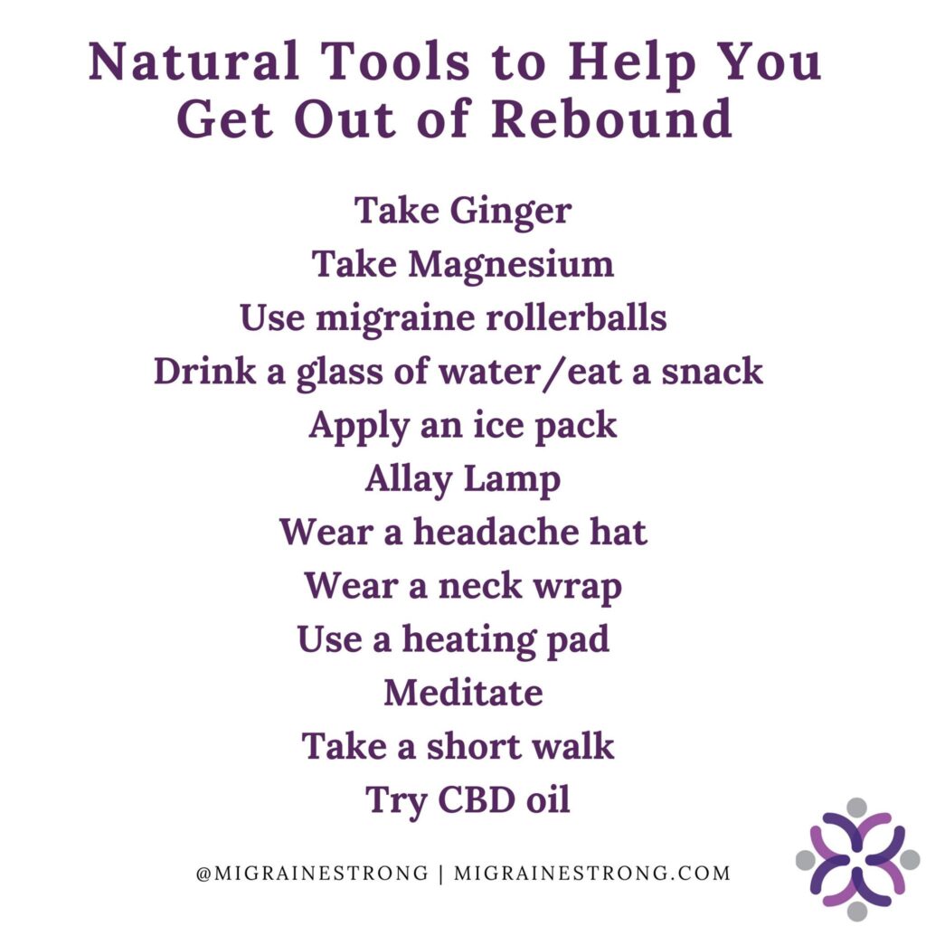 Natural tools to get rid of rebound headaches