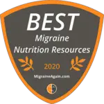 Best Migraine Nutrition Resources 2020 Logo