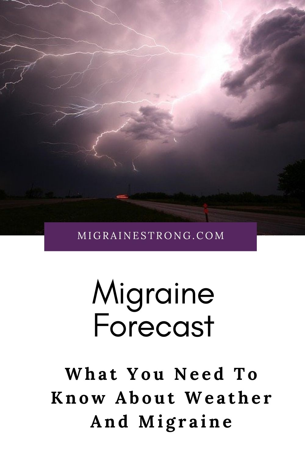 Migraine Forecast - What You Need To Know About Weather