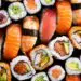 salmon and tuna sushi showing omega 3s for migraine relief