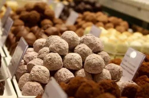 piles of chocolate truffles for migraines